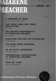 Title Page of Nazarene Preacher