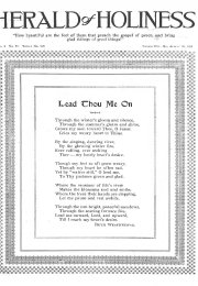 Title Page of Herald of Holiness - August 30, 1916