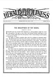 Front page of Herald of Holiness - July 3, 1929