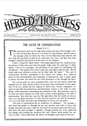 Front page of Herald of Holiness - August 28, 1929