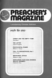 Title Page of Preacher's Magazine