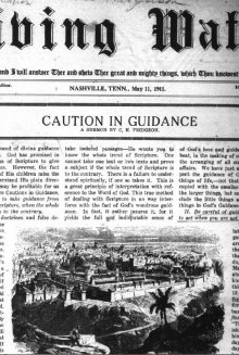 Living Water, May 11, 1911